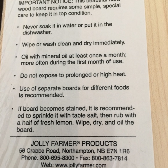 Hardwood Cutting Board, Jolly Farms (i) - Picture 2 of 2